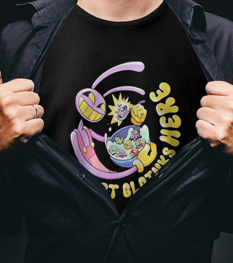 Insert Gloinks Here Cartoon Character Jax Circus Vibrant Colors Fun Design T-Shirt