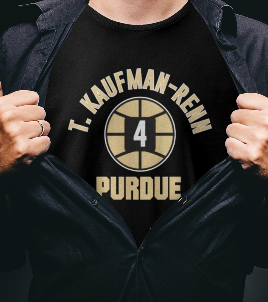 Purdue Basketball T. Kaufman-Renn 4 T-Shirt