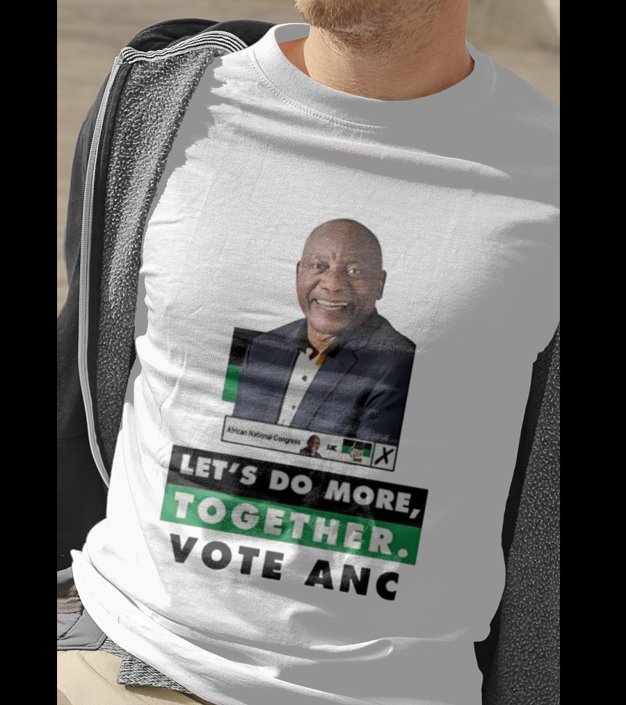 African National Congress Let's Do More Together Vote ANC T-Shirt