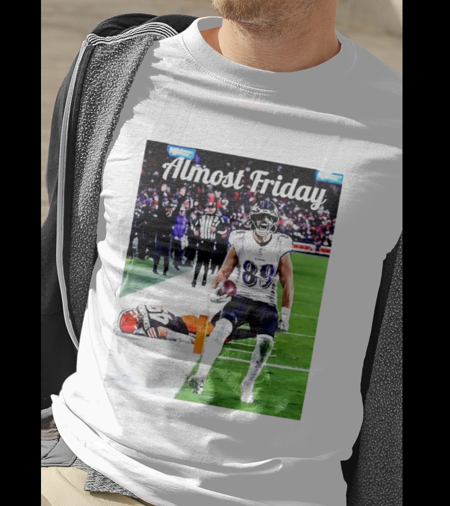 Almost Friday Mark Andrews Touchdown Celebration Ravens 89 T-Shirt