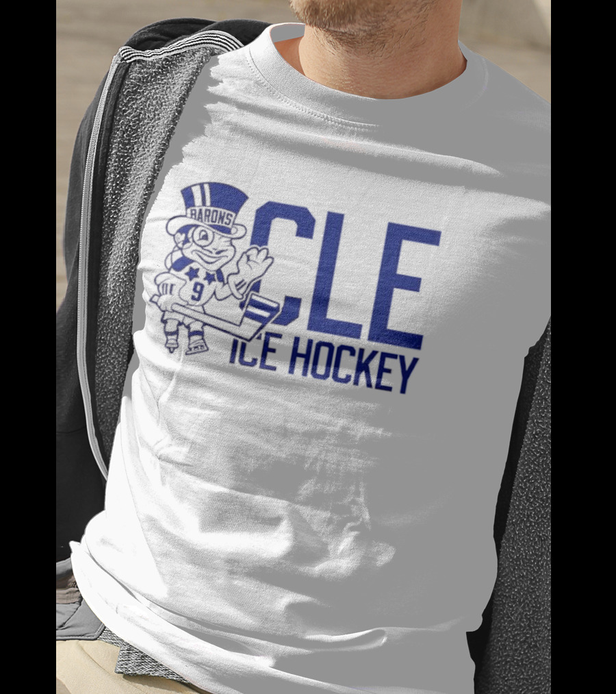 CLE Ice Hockey Top Hat Mascot 9 T-Shirt