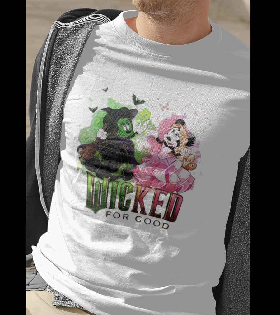 Wicked For Good Minnie Mouse Disney Mashup T-Shirt