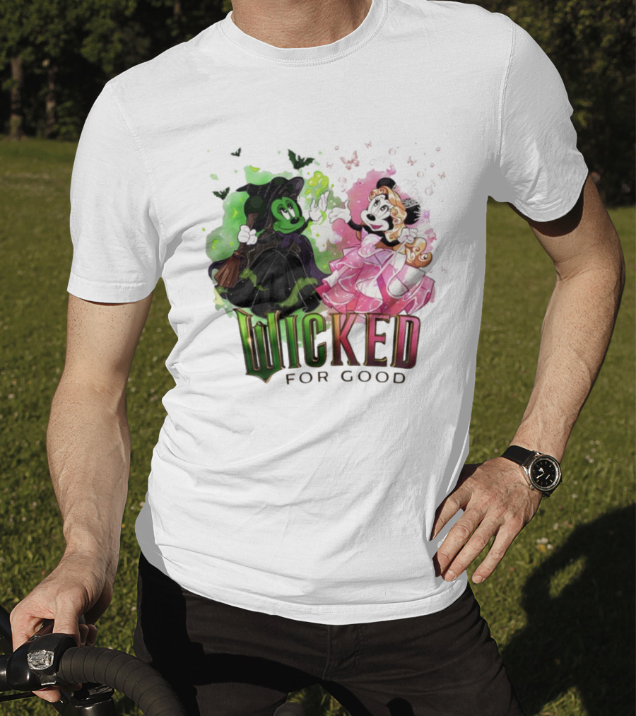 Wicked For Good Minnie Mouse Disney Mashup T-Shirt
