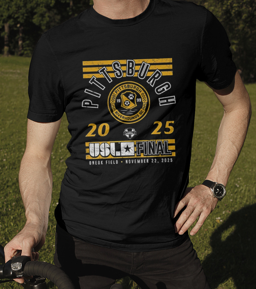 Pittsburgh Riverhounds SC 2025 USL Championship Final Highmark Stadium November 9 T-Shirt
