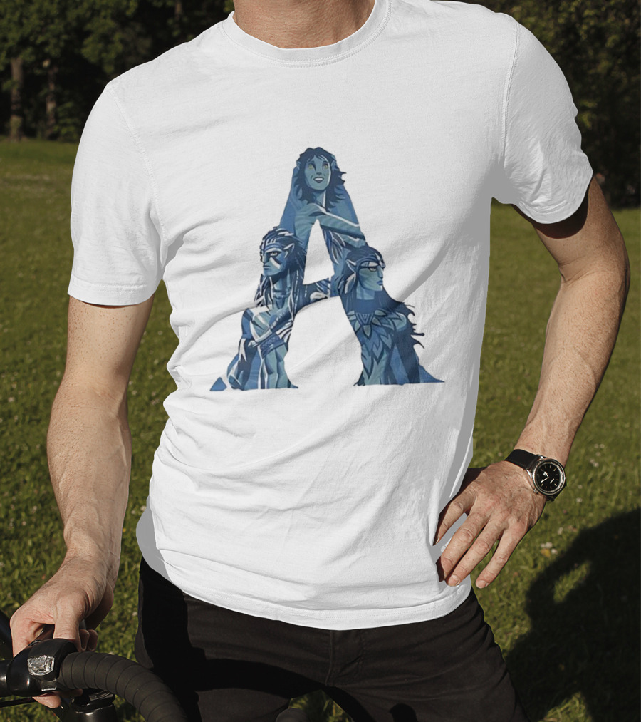Avatar Character Collage Shaped As A T-Shirt