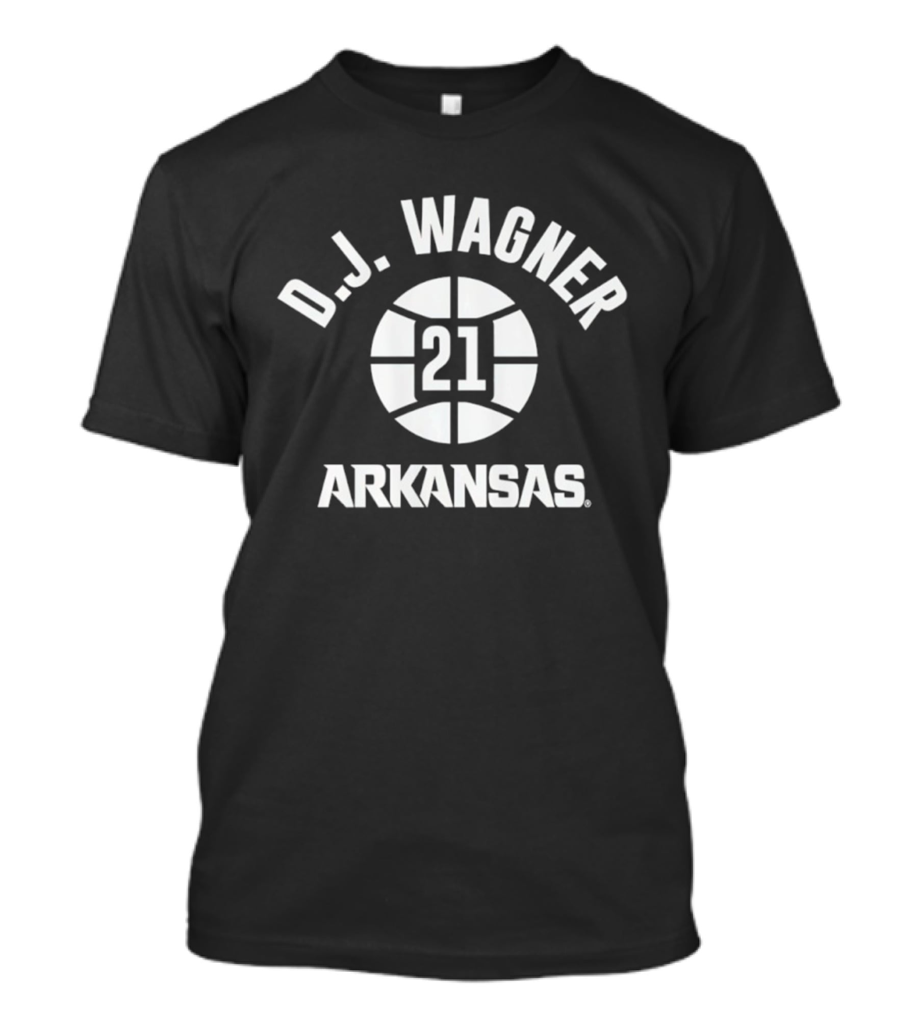 D.J. Wagner 21 Arkansas Basketball T-Shirt