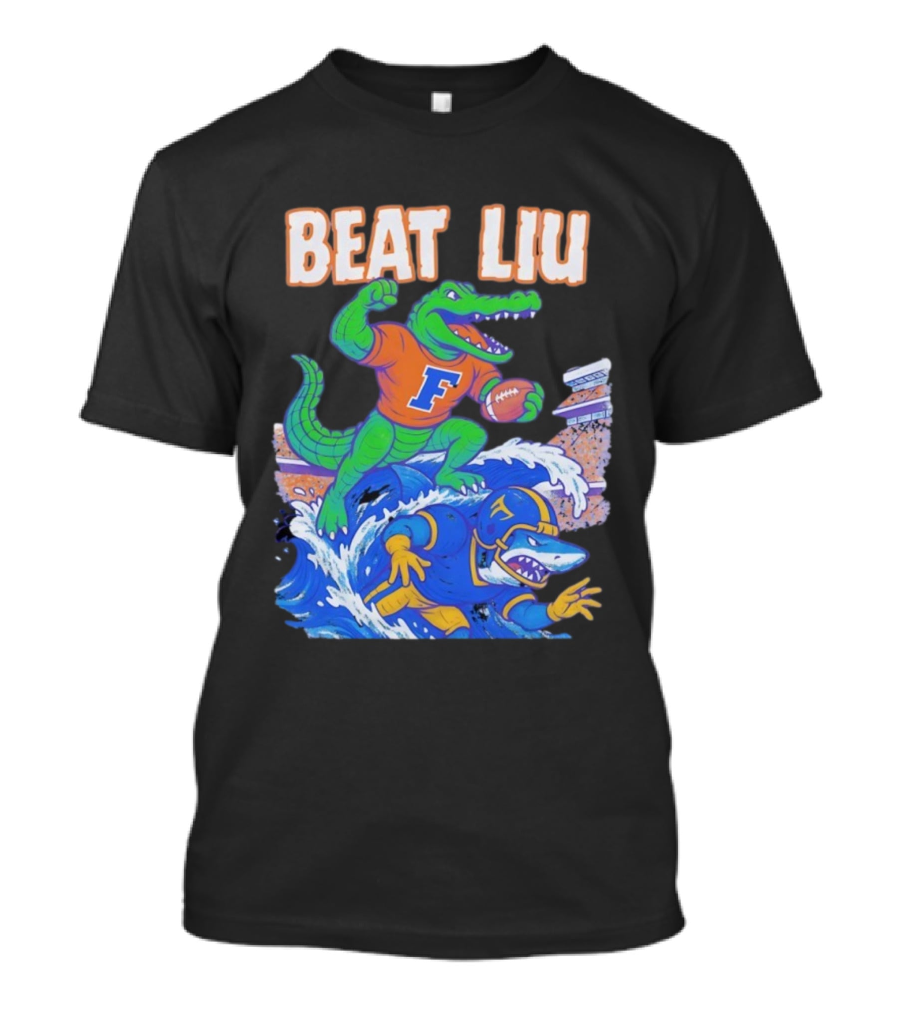 Florida Gators Beat LIU Football Rivalry Game Victory T-Shirt