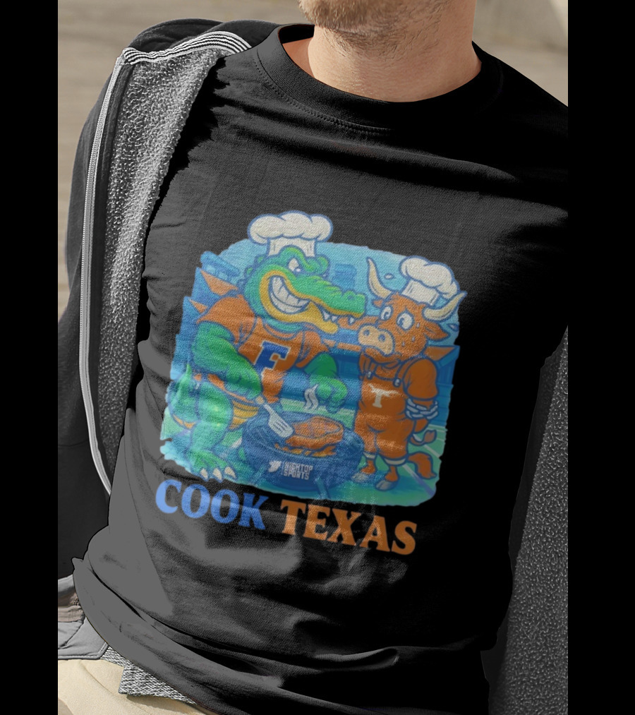 Florida Gators Cook Texas Longhorns Grilling Rivalry T-Shirt