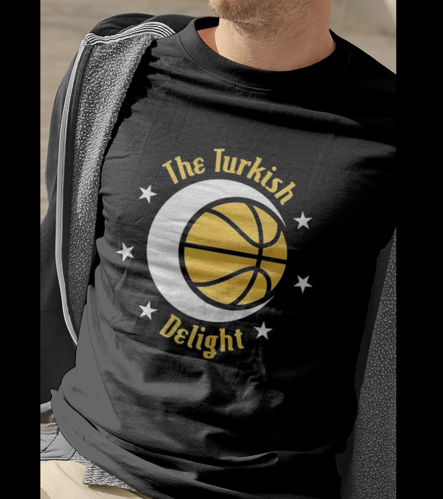 Houston Rockets The Turkish Delight Basketball Crescent Moon And Stars T-Shirt
