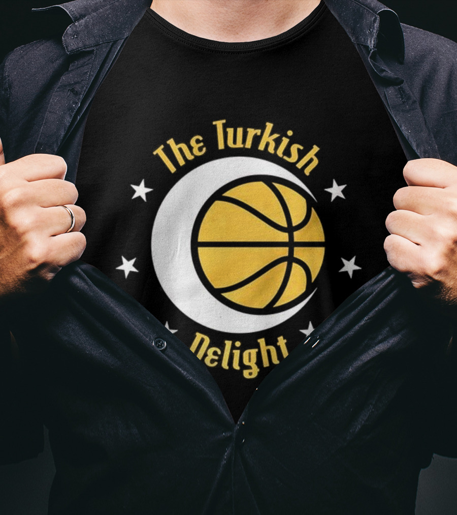 Houston Rockets The Turkish Delight Basketball Crescent Moon And Stars T-Shirt