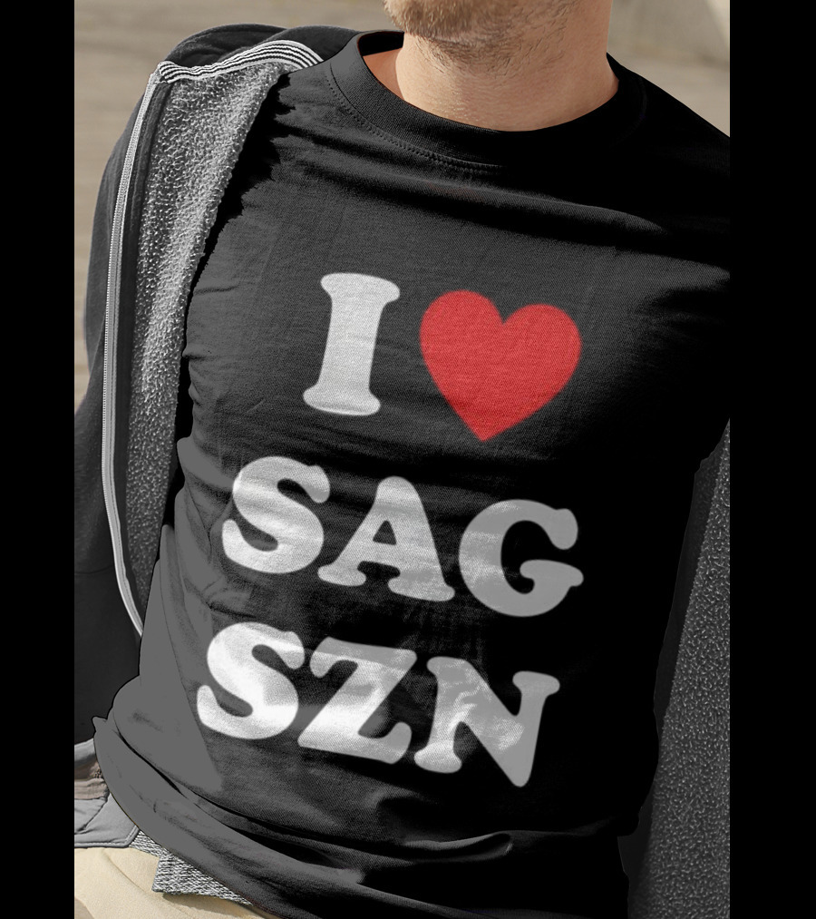 I Love Sagittarius Season Zodiac Enthusiast T-Shirt