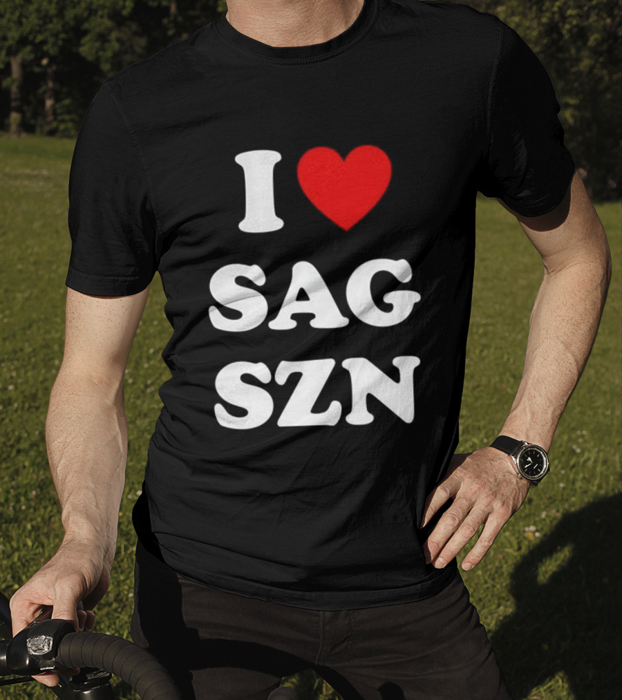 I Love Sagittarius Season Zodiac Enthusiast T-Shirt