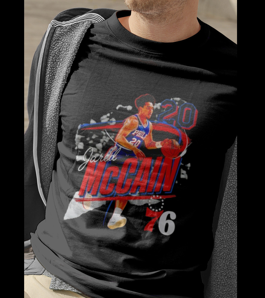 Jared McCain 20 Philadelphian Basketball Player 76ers T-Shirt