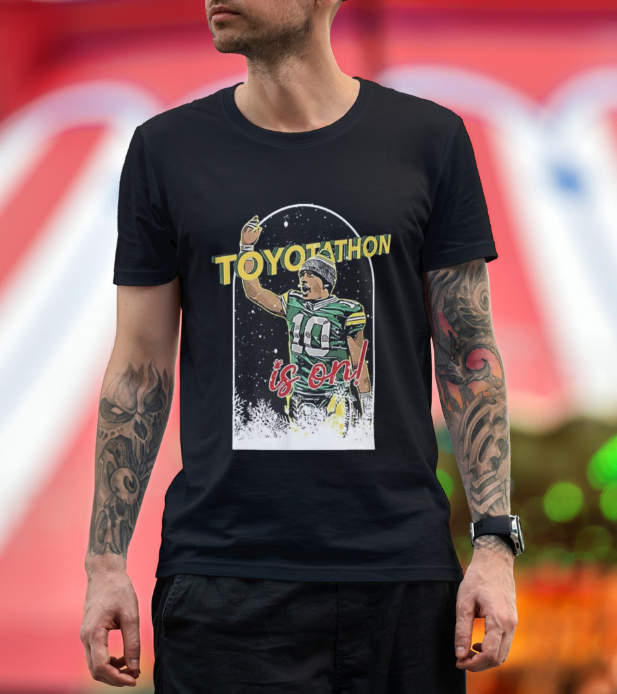 Toyotathon Is On Jordan Love Green Bay Packers Christmas T-Shirt