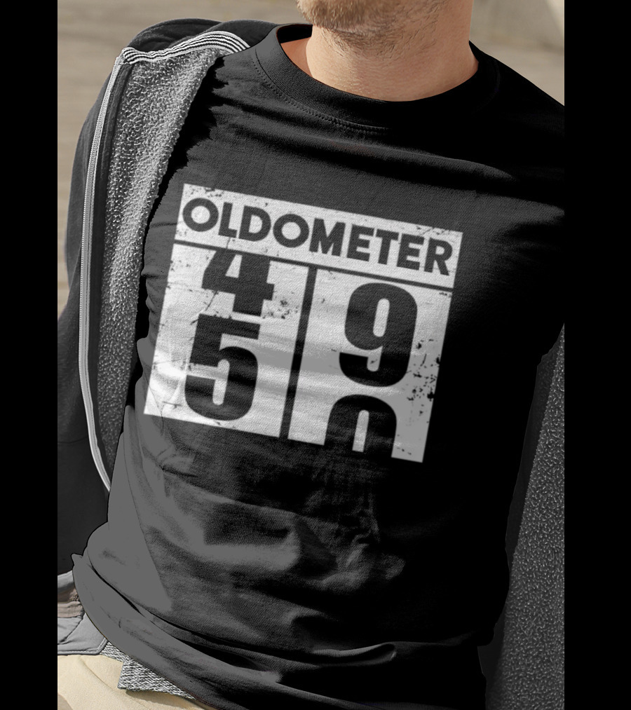 Oldometer 45 90 Milestone Celebration T-Shirt