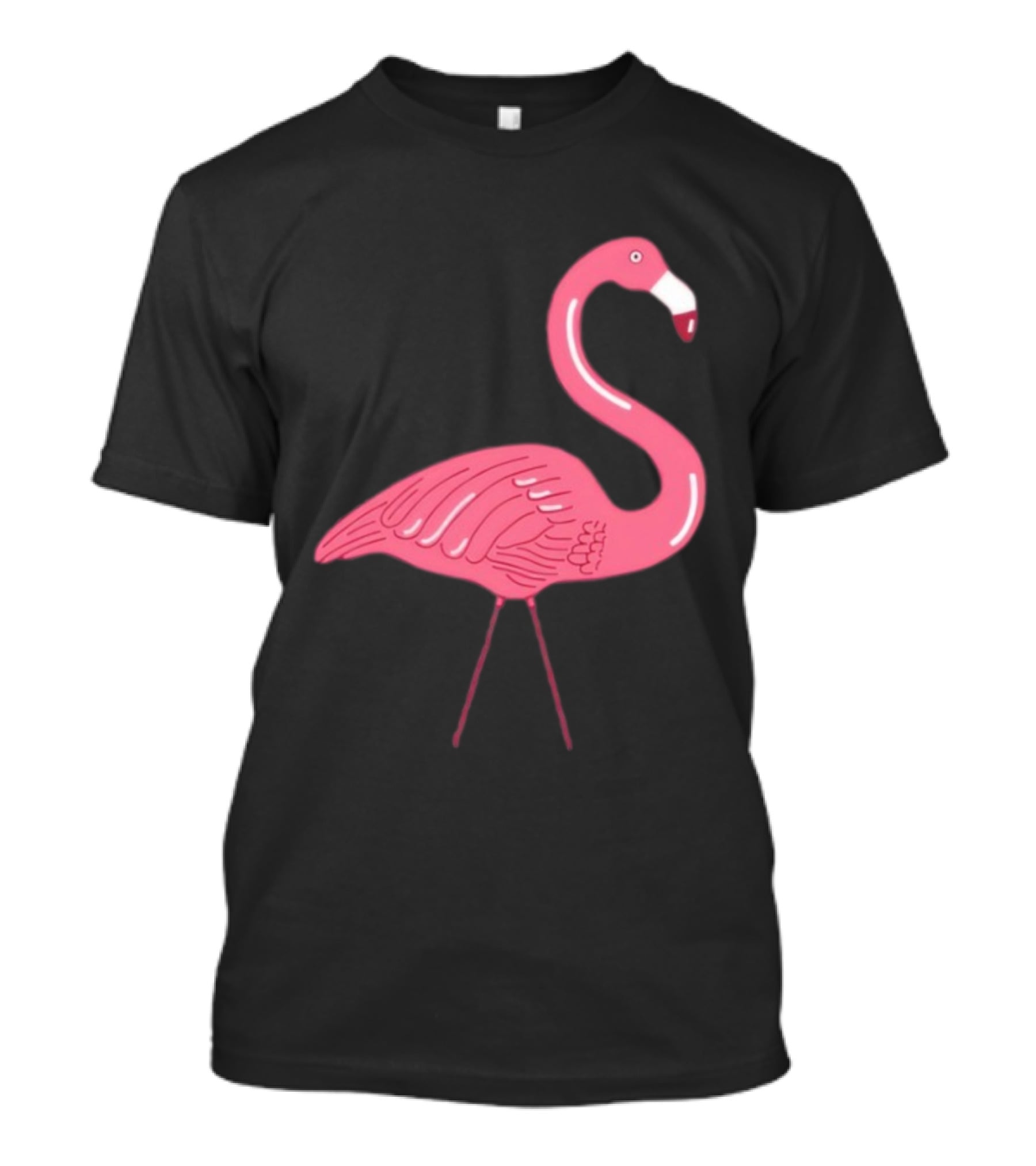 Plastic Flamingo Pink Retro Lawn Ornament T-Shirt