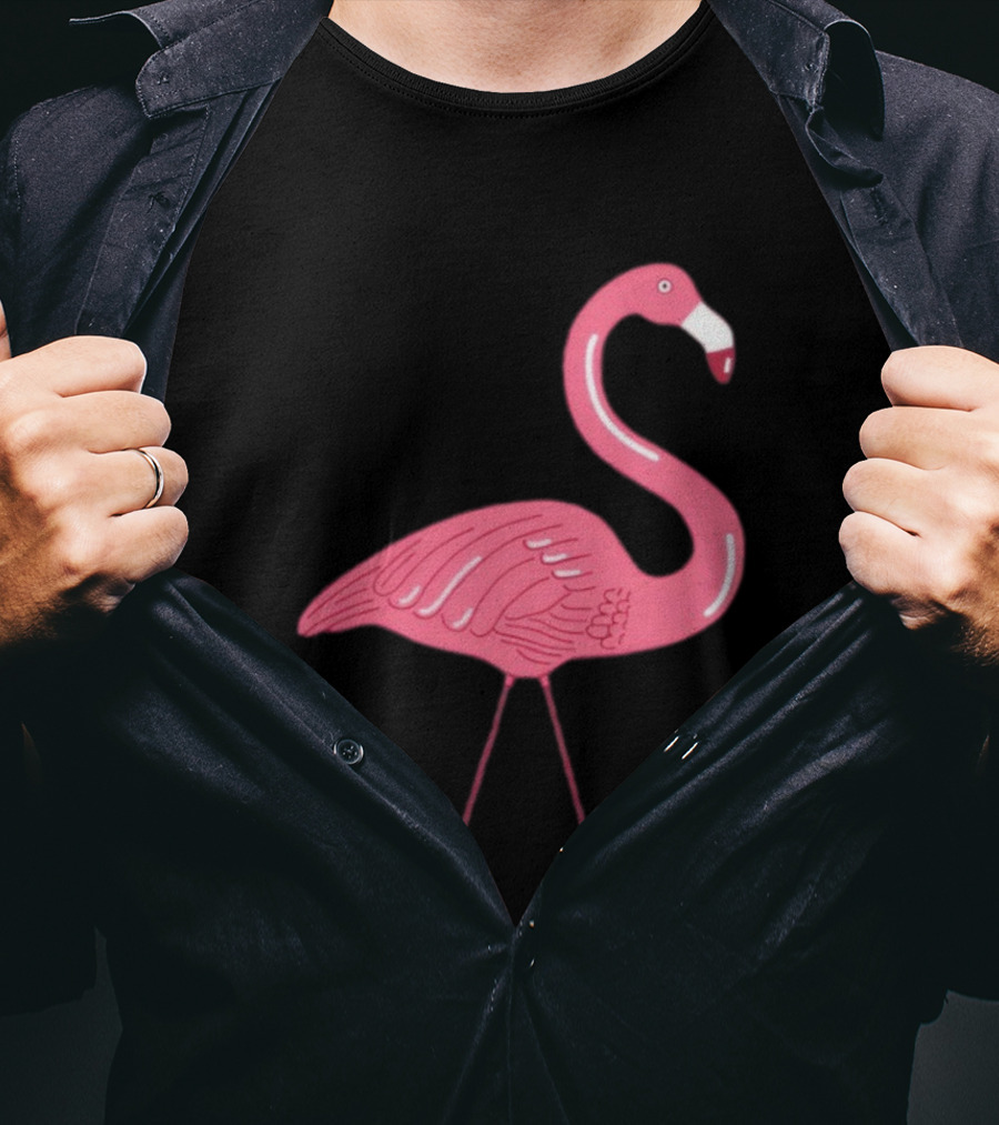 Plastic Flamingo Pink Retro Lawn Ornament T-Shirt