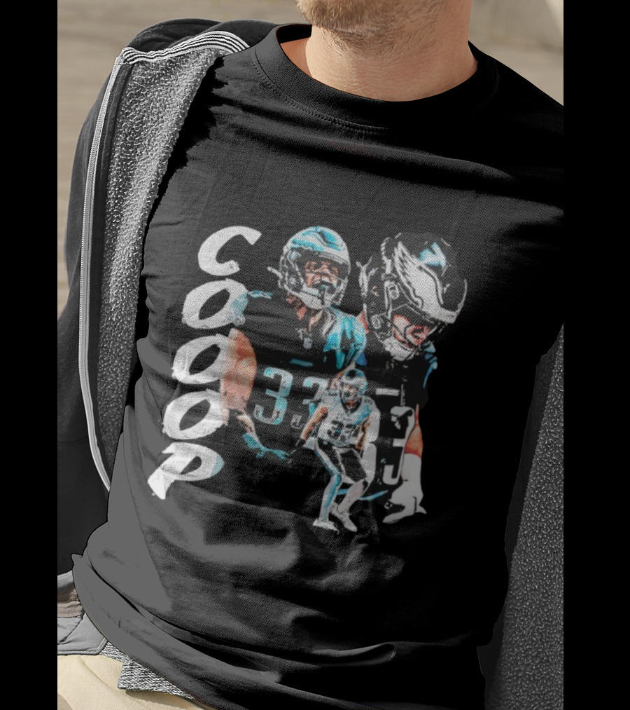 Philadelphia Eagles Coop 33 Football Player T-Shirt