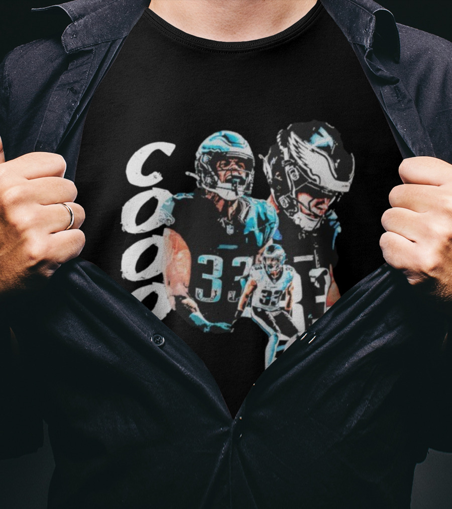 Philadelphia Eagles Coop 33 Football Player T-Shirt