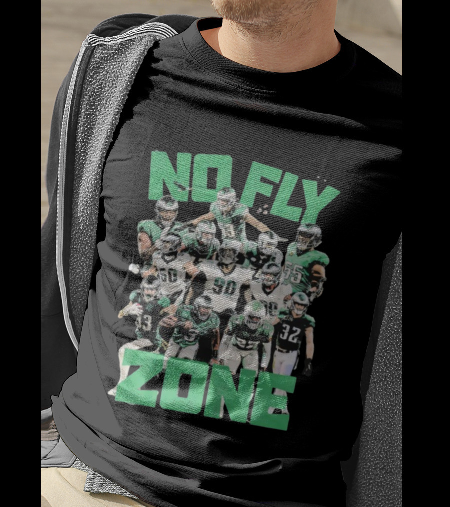 Philadelphia Eagles No Fly Zone Players Team Spirit T-Shirt