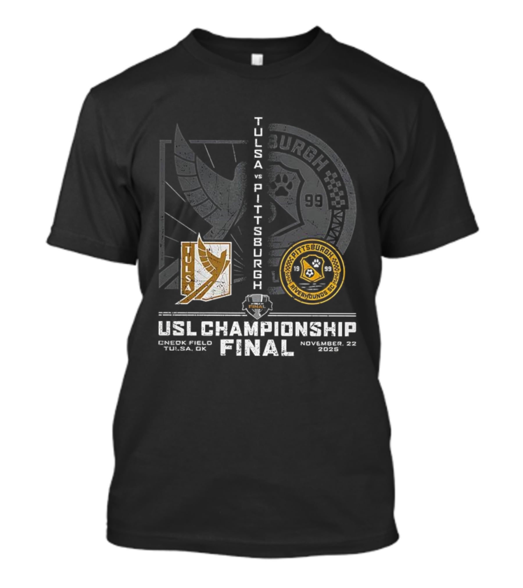 Tulsa Vs Pittsburgh USL Championship Final 2025 T-Shirt