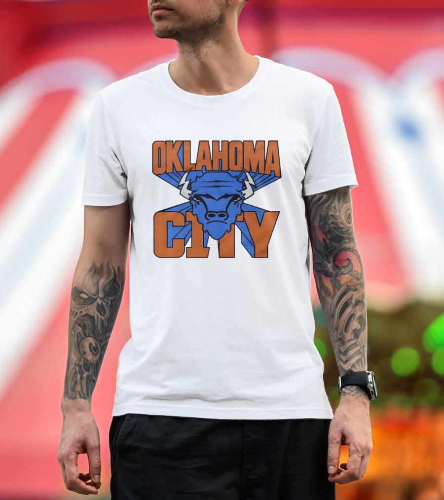 Oklahoma City Thunder Rumble The Bison Basketball Team T-Shirt