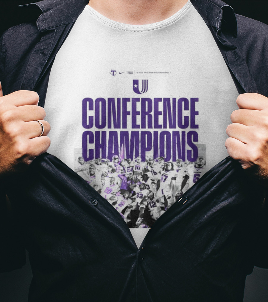 Tarleton State Texans Conference Champions Football Team Celebration T-Shirt