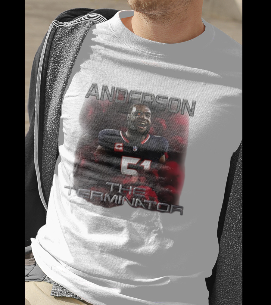 ANDERSON 51 THE TERMINATOR NFL FOOTBALL T-Shirt