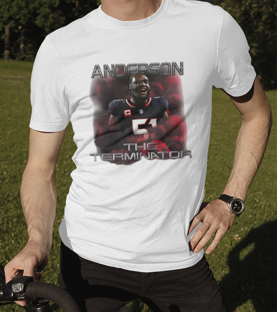 ANDERSON 51 THE TERMINATOR NFL FOOTBALL T-Shirt