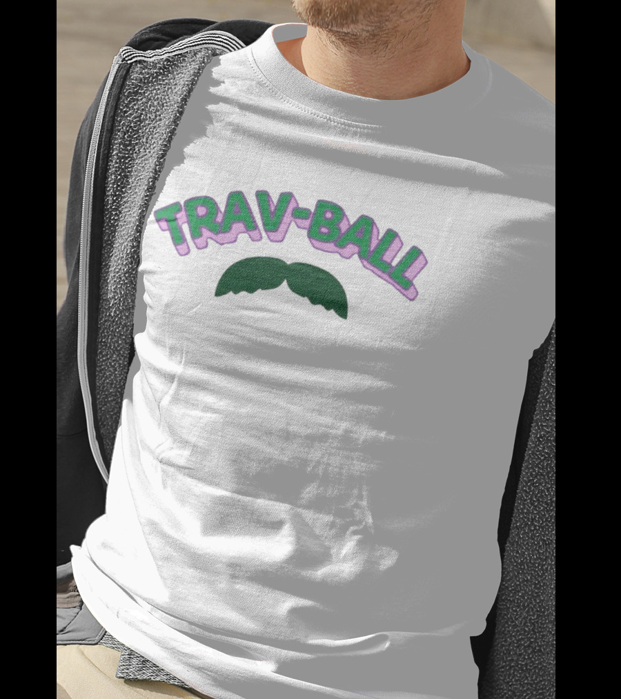 Trav-Ball Moustache T-Shirt