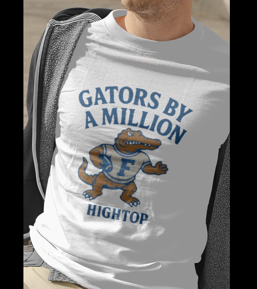 Gators By A Million Hightop Football Mascot F T-Shirt