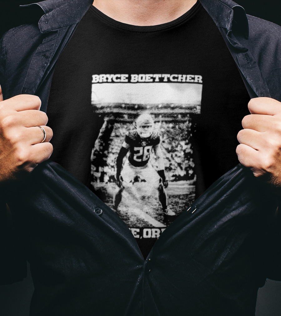 Bryce Boettcher Eugene Oregon 35 Football T-Shirt