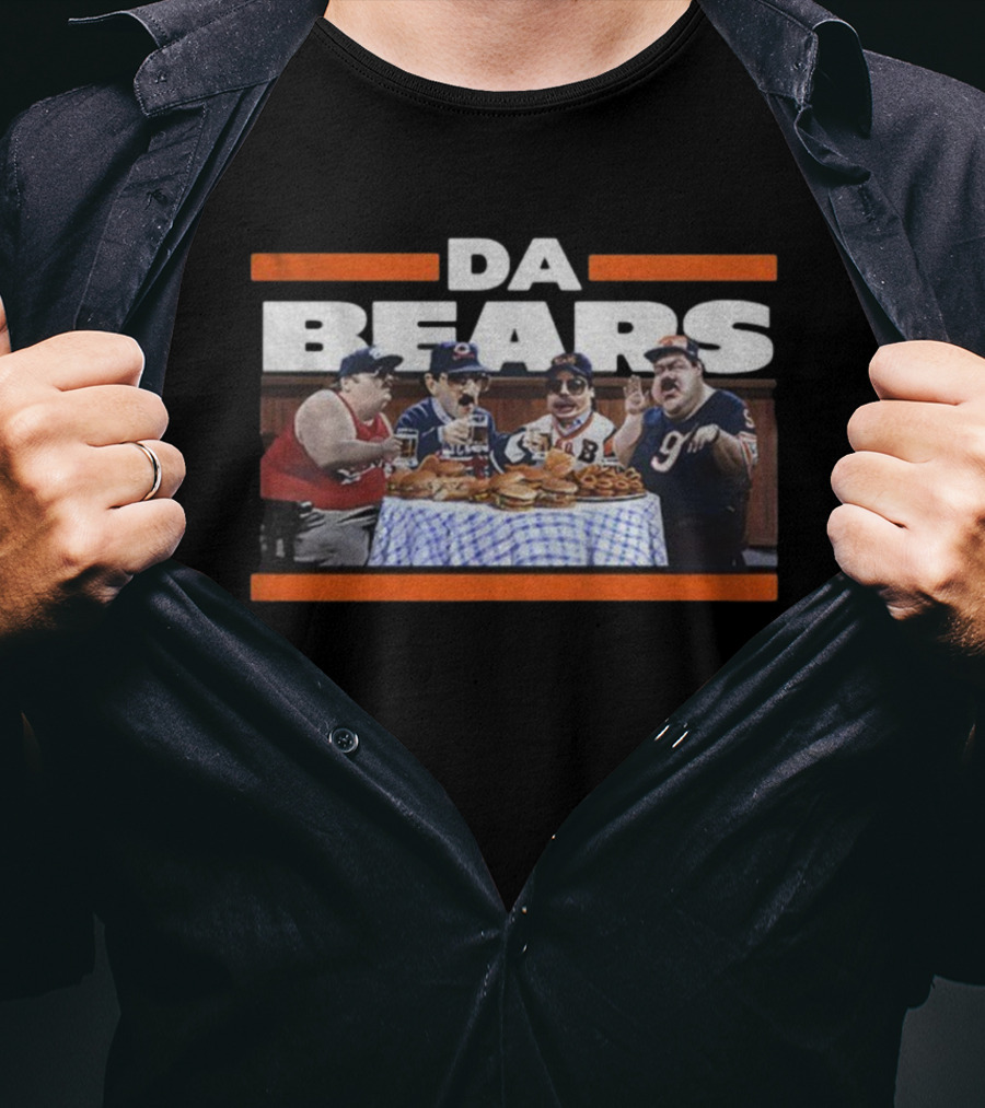 Da Bears Bill Swerski’s Super Fans Chicago Bears NFL Football 90s Comedy Scene T-Shirt