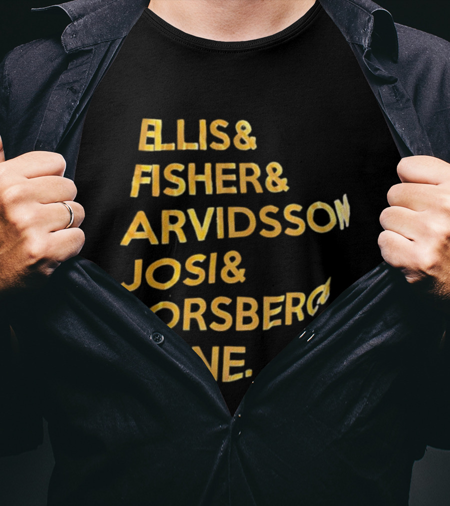 Ellis Fisher Arvidsson Josi Forsber Rinne Hockey Team Legends T-Shirt