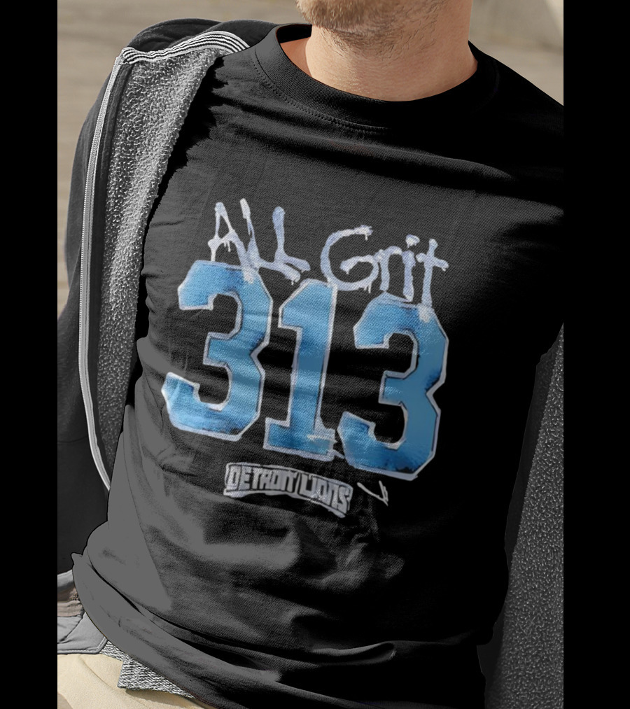 Detroit Lions All Grit 313 T-Shirt