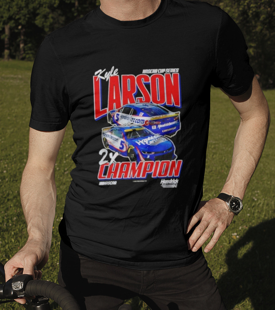 Kyle Larson Hendrick Motorsports 2X Champion NASCAR Series T-Shirt