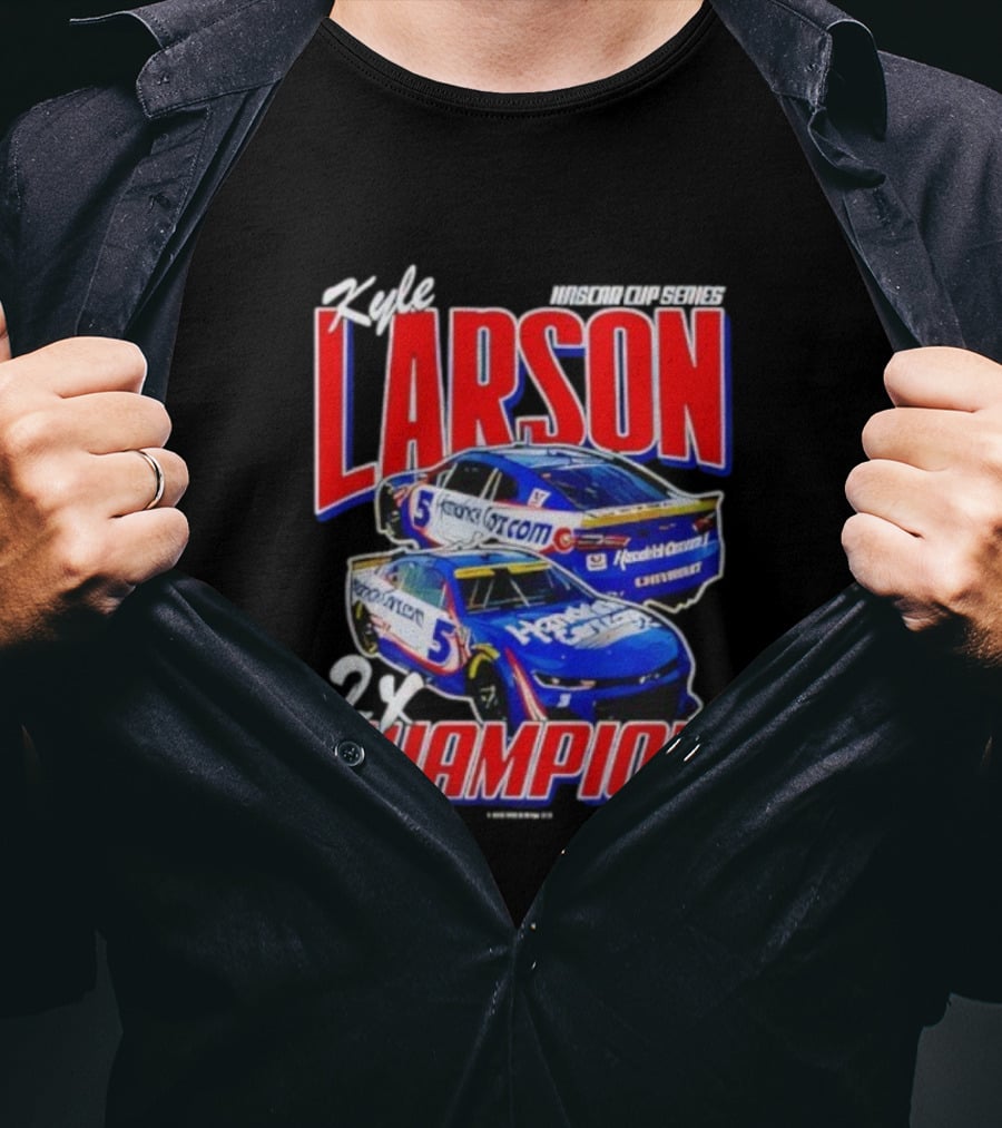 Kyle Larson Hendrick Motorsports 2X Champion NASCAR Series T-Shirt
