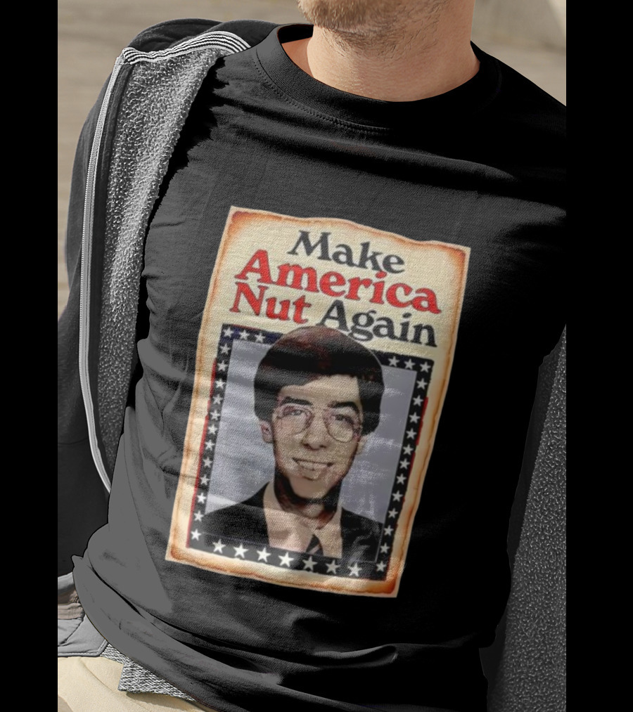 Make America Nut Again Jon Wallach 2028 Campaign T-Shirt