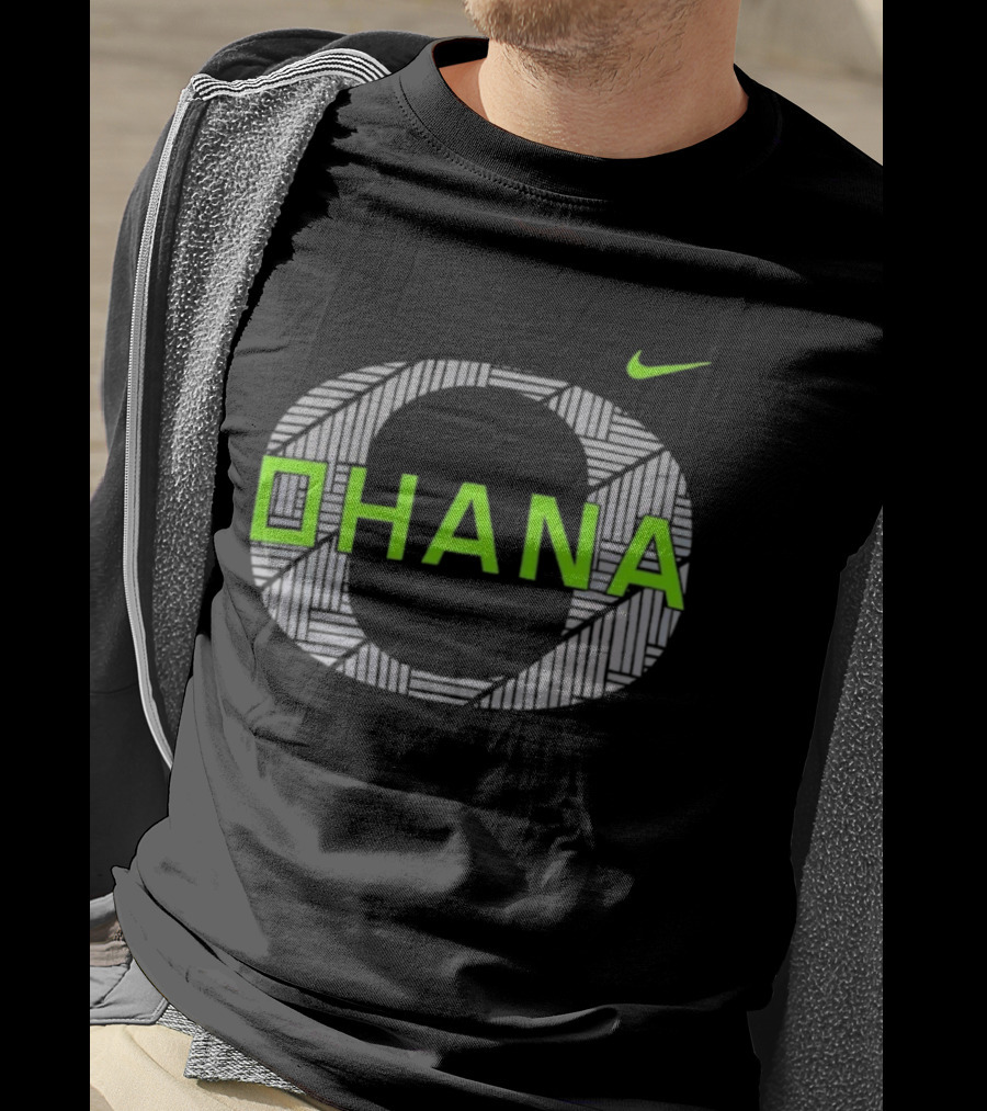 Oregon Ducks Ohana Nike Fleece T-Shirt