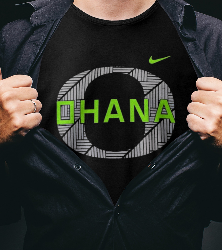 Oregon Ducks Ohana Nike Fleece T-Shirt