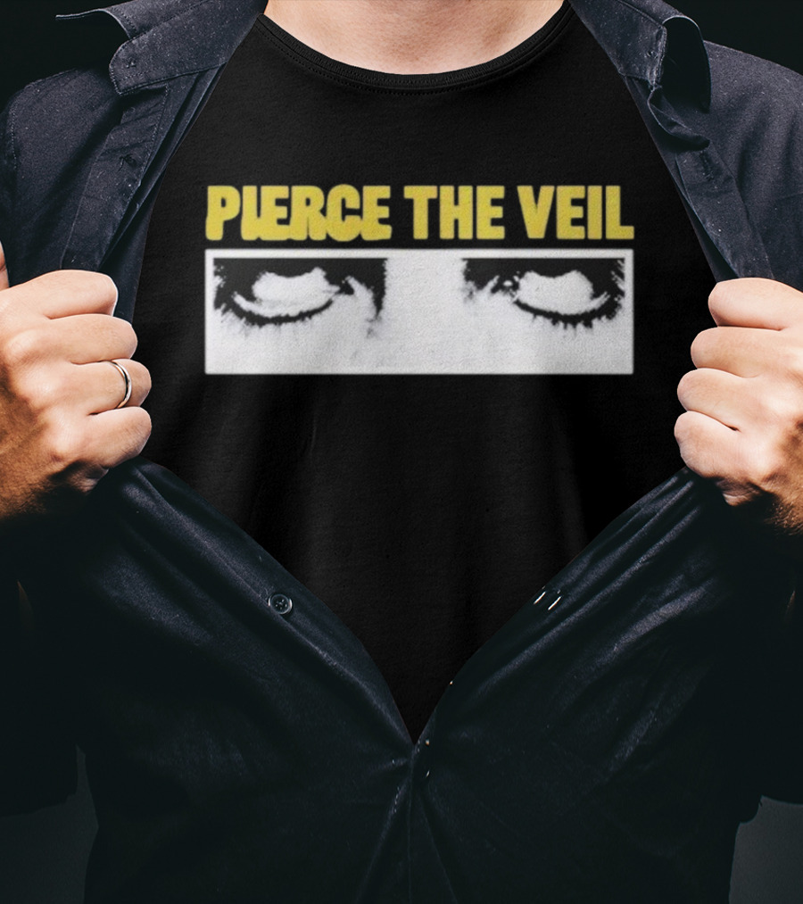 Pierce The Veil Eye Box Eyes Closed Band Merch T-Shirt