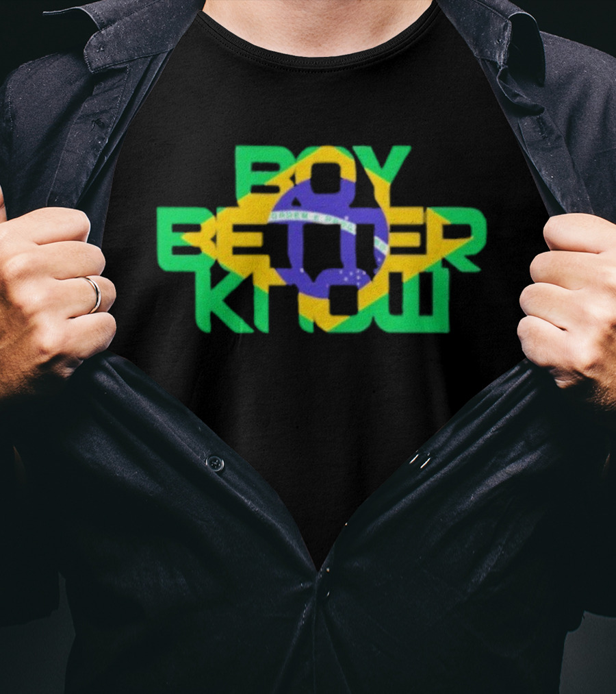 Boy Better Know Brazil Flag Skepta T-Shirt