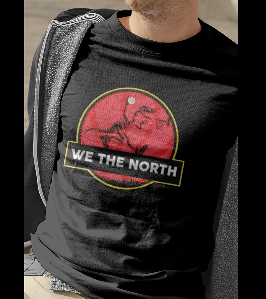 We The North Toronto Basketball Raptor Dunk Skyline Circle T-Shirt