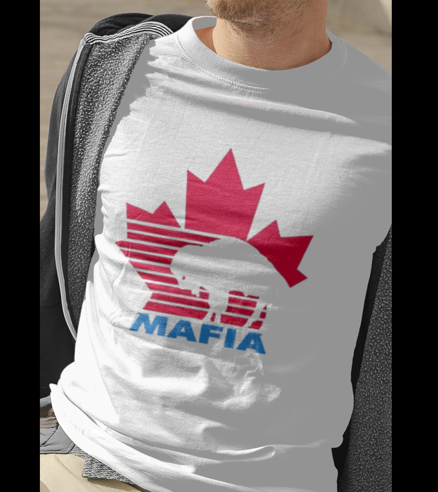 Canada Mafia Buffalo Bills Maple Leaf Buffalo Silhouette T-Shirt