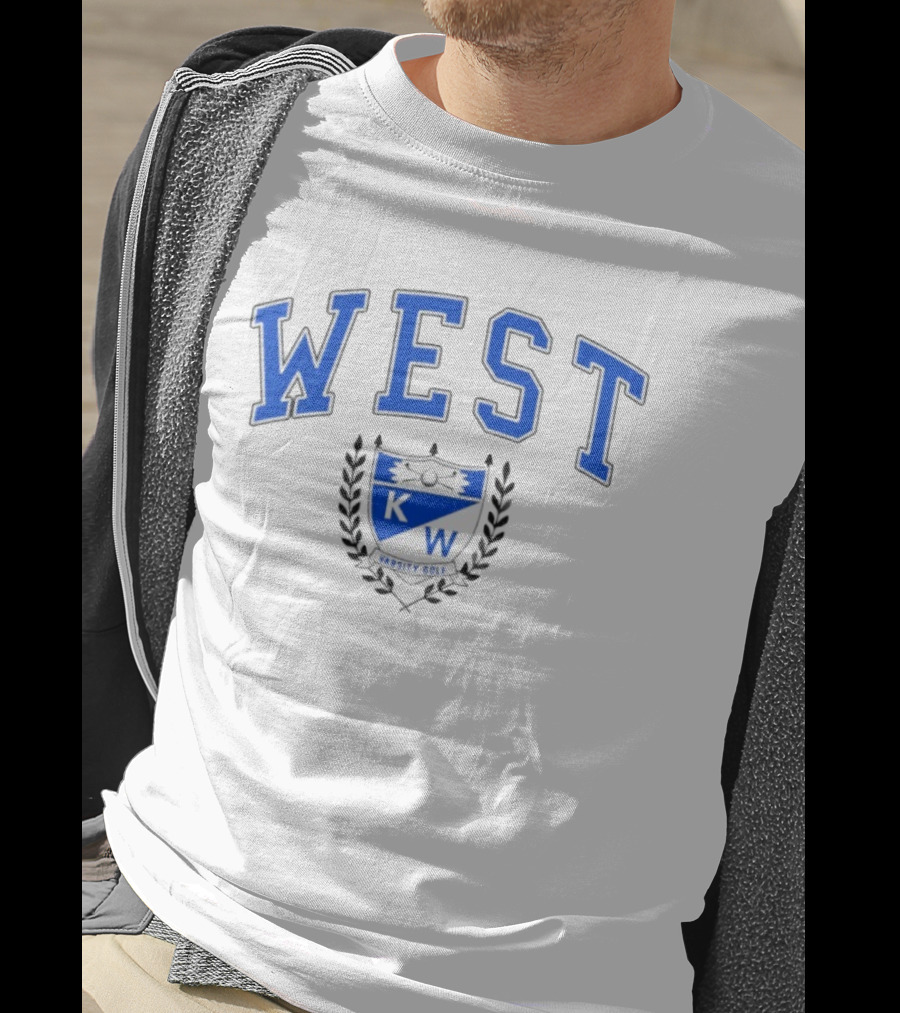 Kenmore West Varsity Golf KW Shield Crest T-Shirt