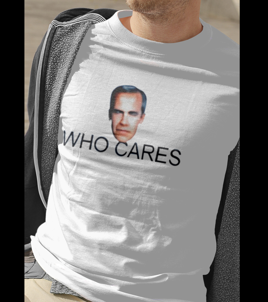 Jordan Peterson Who Cares Face Parody T-Shirt