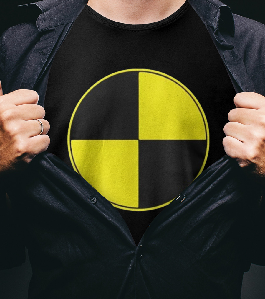 Crash Test Dummy Yellow Black Symbol T-Shirt
