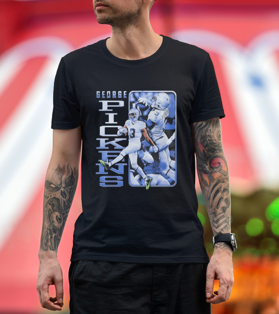 George Pickens Football Catch Highlights Cowboys Theme T-Shirt