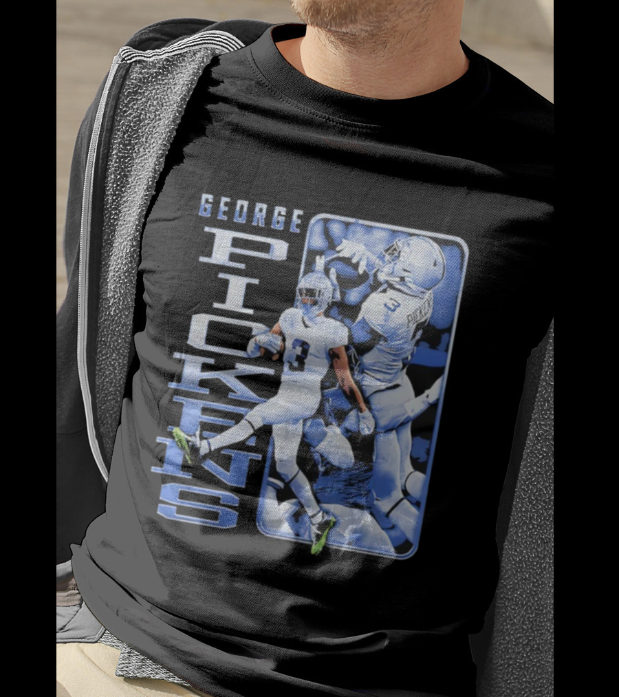 George Pickens Football Catch Highlights Cowboys Theme T-Shirt