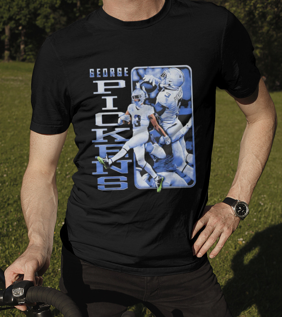 George Pickens Football Catch Highlights Cowboys Theme T-Shirt